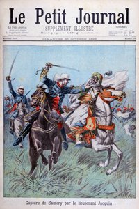 The capture of Toure Samory by Lieutenant Jacquin near Guelemou by Henri Meyer