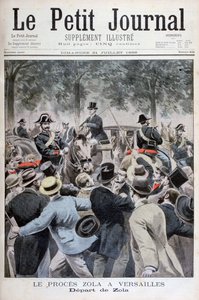 The Departure of Émile Zola from Versailles by Henri Meyer