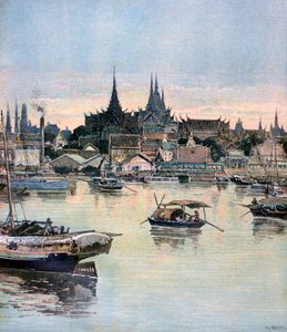 View of Bangkok by Henri Meyer