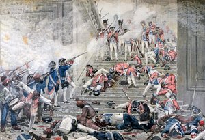 Taking of the Tuileries, 10th August 1792 by Henri Paul Motte
