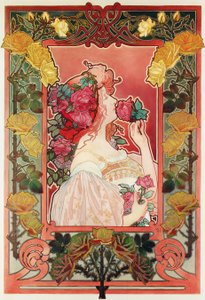 The Scent of a Rose by Henri Henri Antoine Théodore Livemont