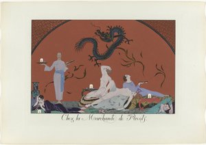 Le Bonheur du Jour ou Les Graces à la Mode: At the Poppy Merchant