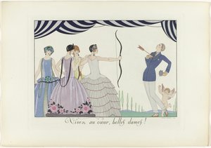 Aim for the Heart, Beautiful Ladies! (The Happiness of the Day or The Graces in Fashion)