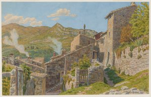 In the Old Town. Nyons by Henri Rivière