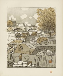 From the Bridge of Saints Fathers [The Thirty-Six Views of the Eiffel Tower] by Henri Rivière