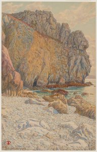 Cliffs of Port Haor, Morgat by Henri Rivière