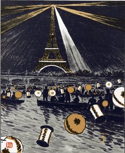 Festivities on the Seine, July 14 by Henri Rivière