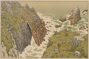 Aspects of Nature: The Cliff by Henri Rivière