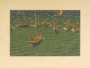 Boats at Anchor in Tréboul