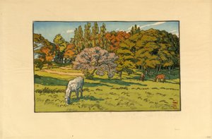Little Wood with Beret (Douarnenez) by Henri Rivière