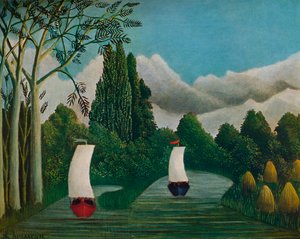 Banks of the Oise by Henri Rousseau