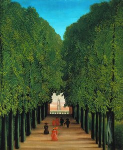 The Avenue in the Park at Saint Cloud by Henri Rousseau