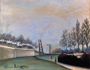 View of Vanves, 1909 by Henri Rousseau