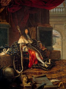 Portrait of Louis XIV, King of France by Henri Testelin