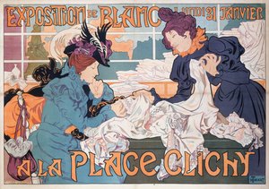 Exposition de Blanc a la Place Clichy by Henri Thiriet