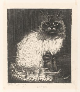 Colorful Angora by Henri Verstijnen (signed by artist)