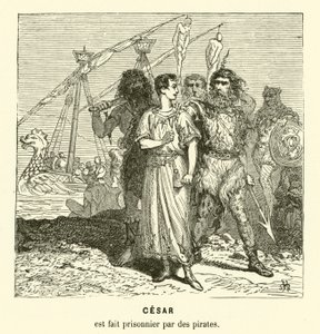 Julius Caesar Taken Prisoner by Cilician Pirates While Crossing the Aegean Sea, c75 BC by Henri de (after) Montaut