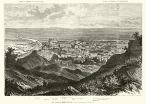 Rome viewed from the Caelian Hill in the time of Julius Caesar by Henri de (after) Montaut