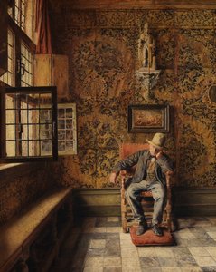 The Man in the Chair by Henri de Braekeleer