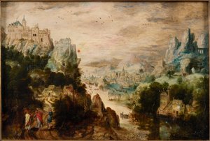 Landscape with Road to Emmaus