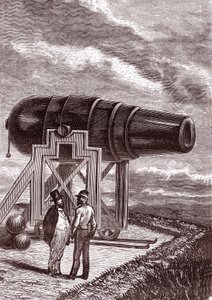 The Giant Gun Columbiad Rodmar by Henri de Montaut