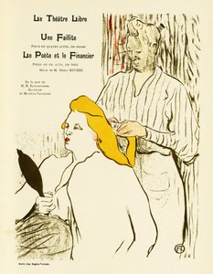 A Blonde Woman Looks at Herself in a Mirror While She Gets Her Hair Styled
