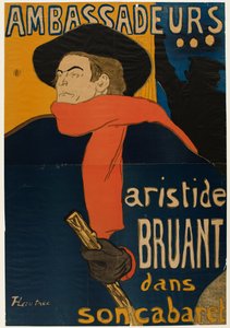Ambassadors: Aristide Bruant in his Cabaret by Henri de Toulouse-Lautrec
