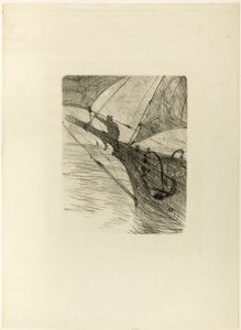 At Sea by Night, from Mélodies de Désiré Dihau by Henri de Toulouse-Lautrec