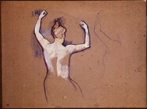 Ballet de Papa Chrysantheme (Study for One of the Featured Dancers) by Henri de Toulouse Lautrec