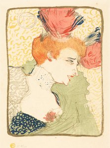 Bust of Mademoiselle Marcelle Lender by Henri de Toulouse-Lautrec