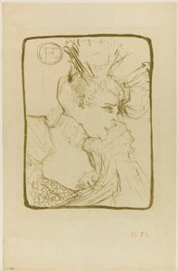 Bust of Mademoiselle Marcelle Lender by Henri de Toulouse-Lautrec