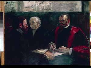 Examination at the Faculty of Medicine, Paris by Henri de Toulouse Lautrec