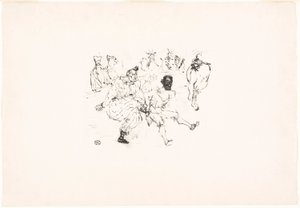 Footit and Chocolat by Henri de Toulouse-Lautrec
