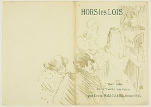 Homage to Molière by Henri de Toulouse-Lautrec