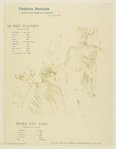 Homage to Molière by Henri de Toulouse-Lautrec