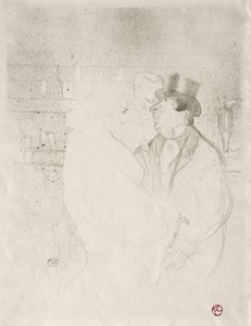 Ida Heath at the Bar by Henri de Toulouse-Lautrec