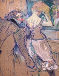 In Armenonville, in Private Office by Henri de Toulouse-Lautrec