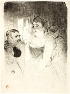 Judic by Henri de Toulouse-Lautrec