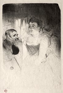 Judic in the Loge by Henri de Toulouse-Lautrec