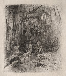 The Cemetery of Busk by Henri de Toulouse-Lautrec