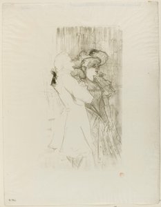 Lender and Auguez in La Chanson de Fortunio by Henri de Toulouse-Lautrec