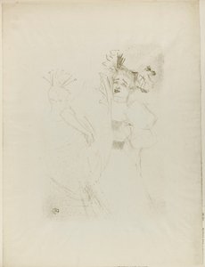 Lender in Chilpéric, Full Face by Henri de Toulouse-Lautrec