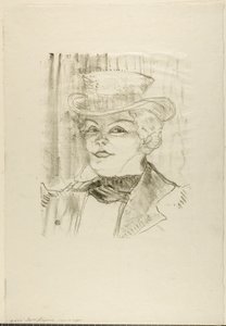 Madame Réjane by Henri de Toulouse-Lautrec