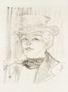 Madame Réjane by Henri de Toulouse-Lautrec