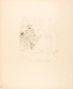 Mademoiselle Leconte by Henri de Toulouse-Lautrec