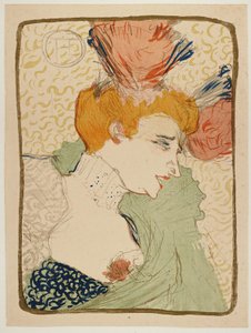 Mademoiselle Marcelle Lender, Bust by Henri de Toulouse-Lautrec