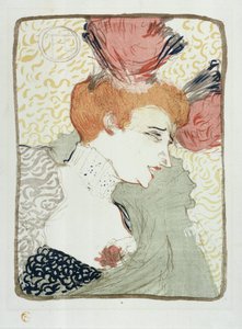 Marcelle Lender in Bust by Henri de Toulouse-Lautrec