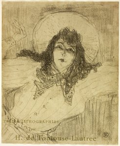 May Belfort, from Thirteen Lithographs by Henri de Toulouse-Lautrec