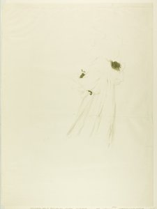 Miss May Belfort (large plate) by Henri de Toulouse-Lautrec