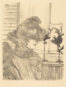 Mme. Le Marguoin, Milliner by Henri de Toulouse-Lautrec